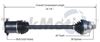 Picture of Audi A4 Right Front CV Shaft 05-08  8E0407452GX